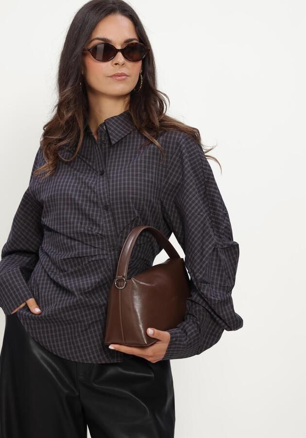 NOTRE-V Dames Blouses Nv-isa Mini Check Blauw - Foto 3