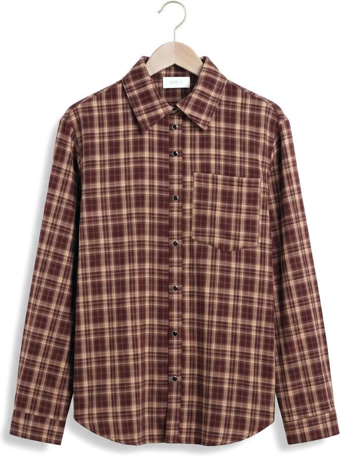 NOTRE-V Dames Blouses Nv-ivy Bordeaux - Foto 2