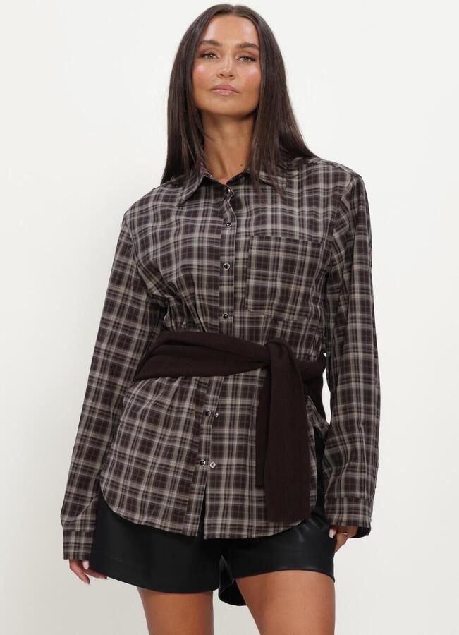 NOTRE-V Dames Blouses Nv-ivy Bruin