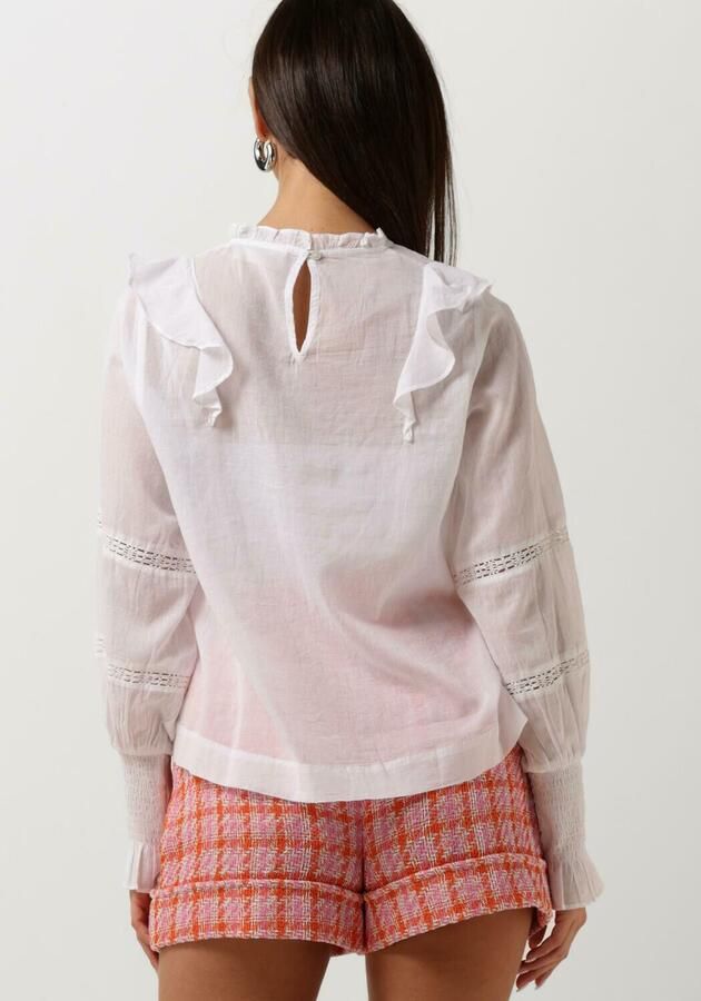 NOTRE-V Dames Blouses Voile Blouse Wit - Foto 2