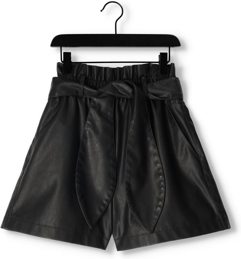 Notre-v Dames Broeken Leather Short Billy Black Dames