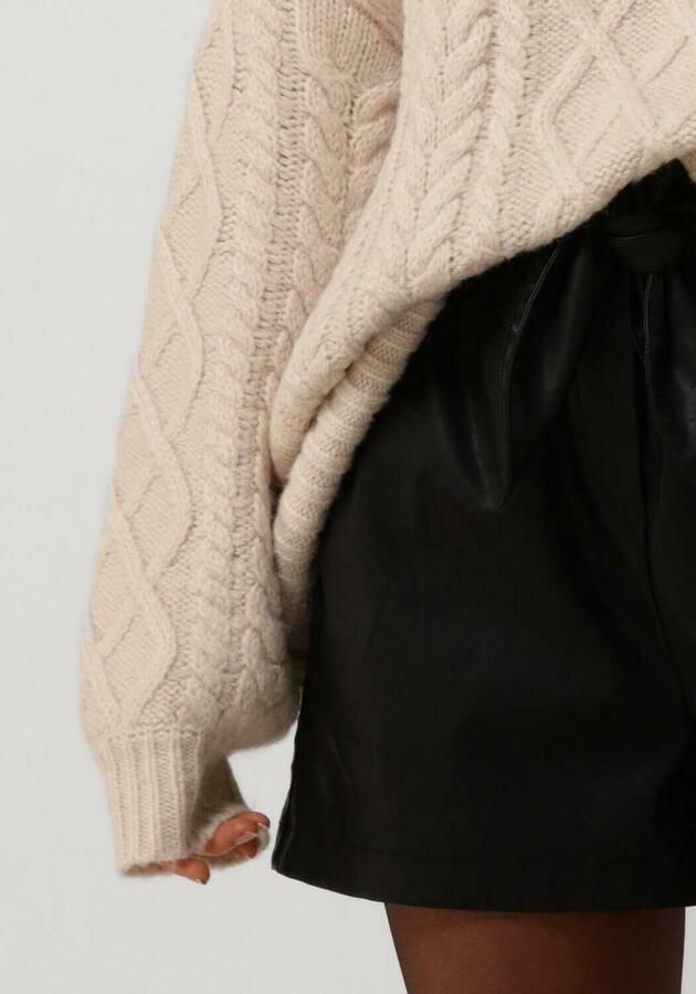 Notre-v Dames Broeken Leather Short Billy Black Dames - Foto 3