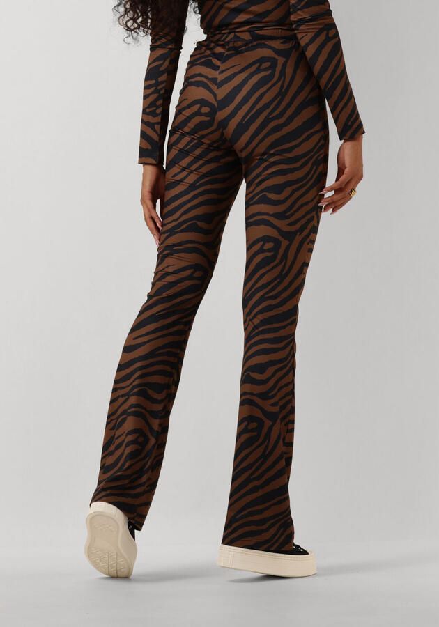 Notre-v Dames Broeken Nv Celeste Flared Pants Brown Dames