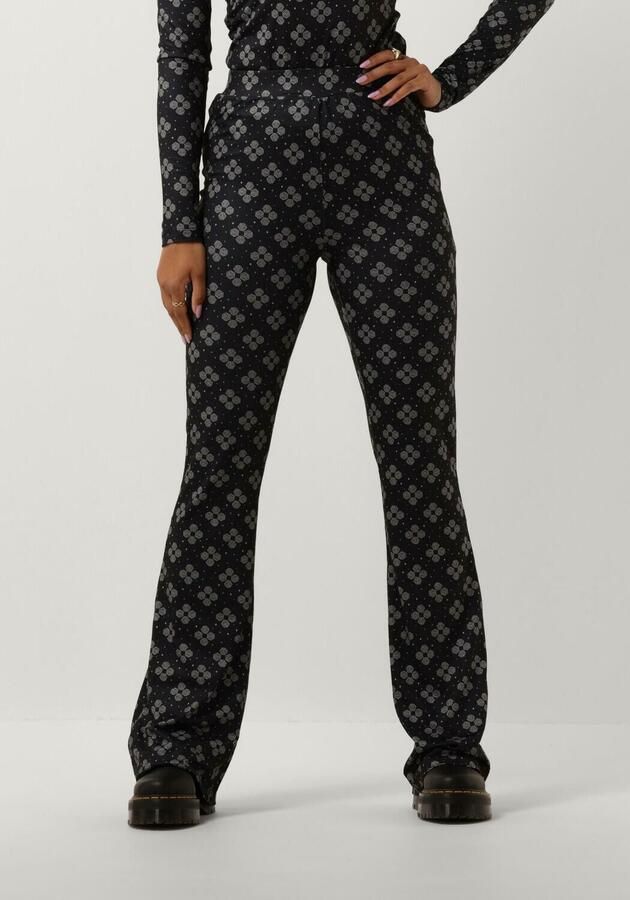 Notre-v Dames Broeken Nv Celeste Flared Pants Black Dames - Foto 4