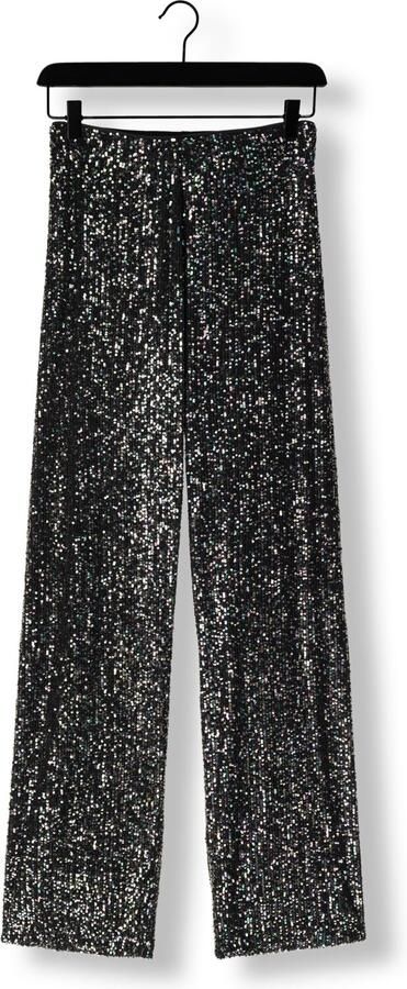 Notre-v Sprankelende Paars Zwarte Paillettenbroek Black Dames - Foto 3