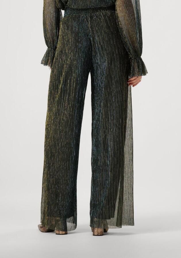 Notre-v Multikleurige Pantalon voor Stijlvolle Vrouwen Black Dames