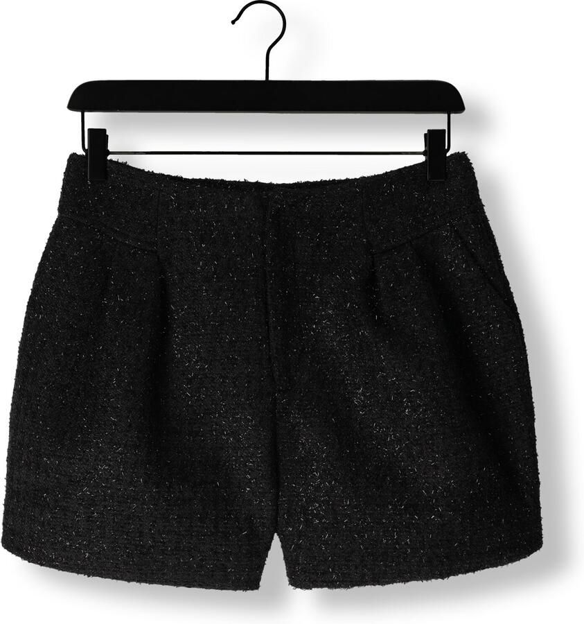 Notre-v Zwarte Glitter Shorts voor Vrouwen Black Dames