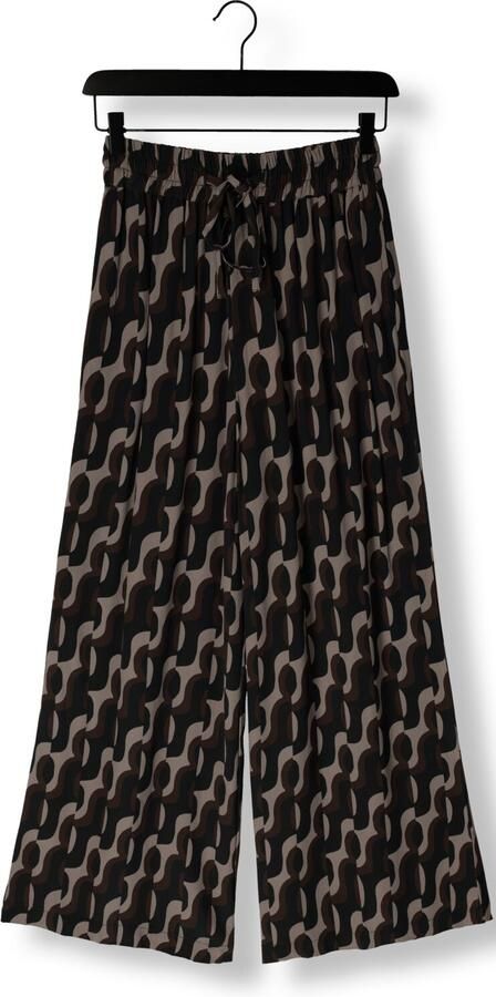 Notre-v Wijde Pijp Zwarte Broek Black Dames - Foto 2