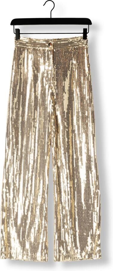 Notre-v Gouden paillettenbroek Nv-Engelina Yellow Dames - Foto 3