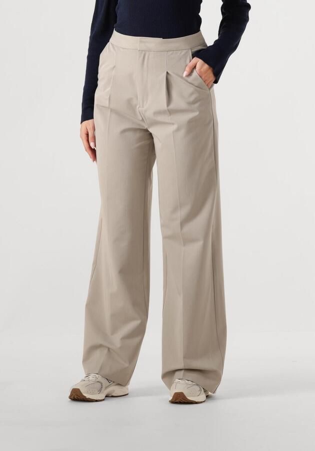 Notre-v Elegante Zand Pantalon voor Vrouwen Beige Dames - Foto 4