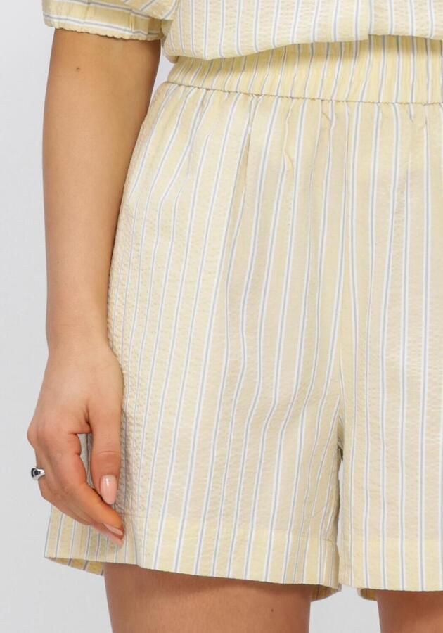 NOTRE-V Dames Broeken Nv-heintina Slim Stripe Butter Yellow - Foto 4
