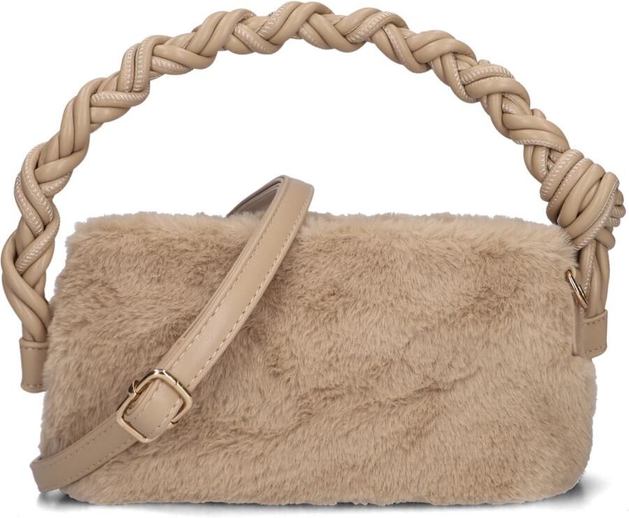 Notre-v Beige Faux Fur Schoudertas Beige Dames