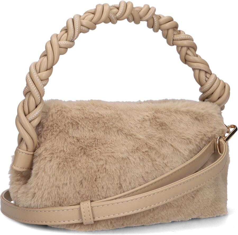 Notre-v Beige Faux Fur Schoudertas Beige Dames - Foto 2