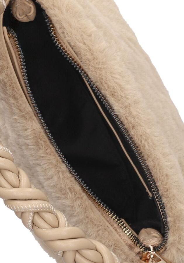 Notre-v Beige Faux Fur Schoudertas Beige Dames - Foto 4