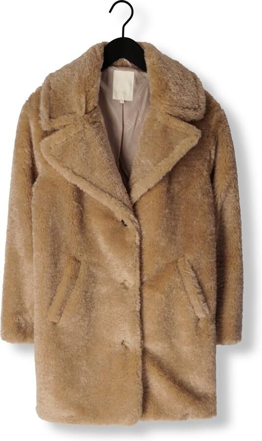 Notre-v Beige Teddy Jas voor Stijlvolle Winter Brown Dames - Foto 3