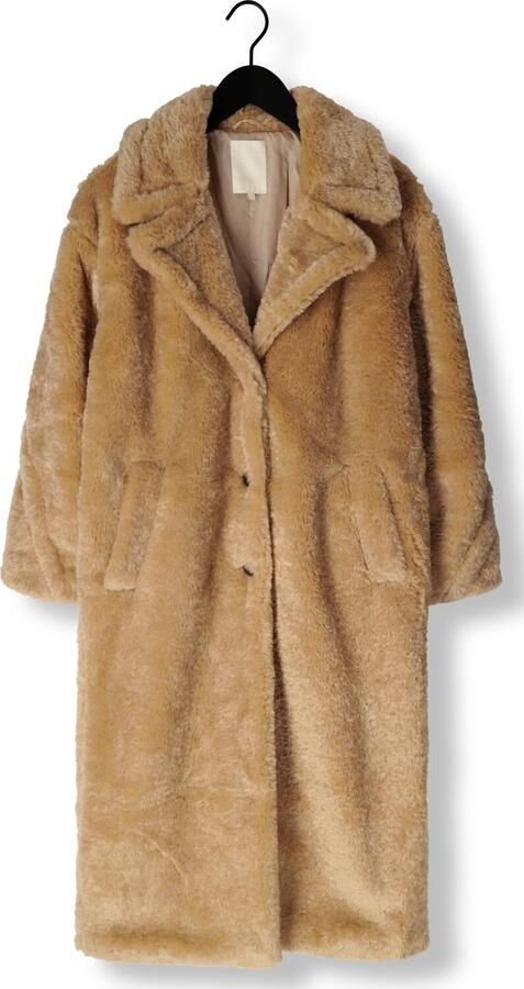 Notre-v Faux Fur Jas Nv-Eddie Beige Dames - Foto 2
