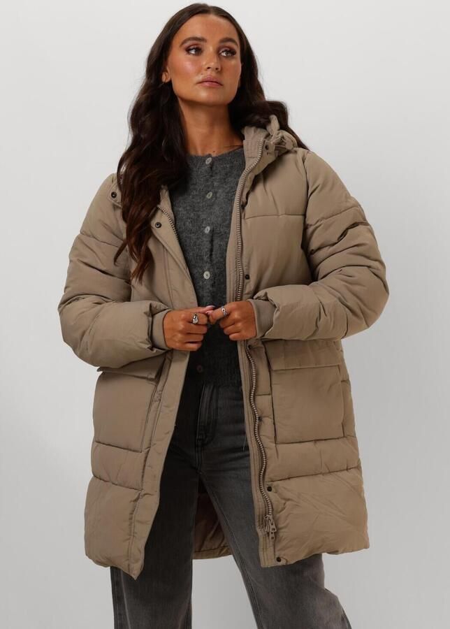 Notre-v Elegante Beige Gewatteerde Jas Beige Dames - Foto 4