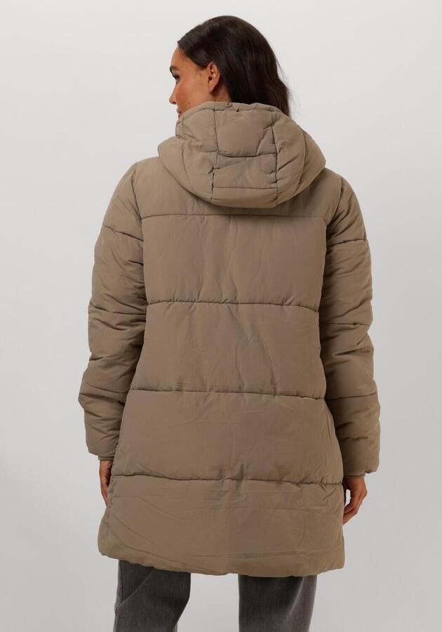 Notre-v Elegante Beige Gewatteerde Jas Beige Dames