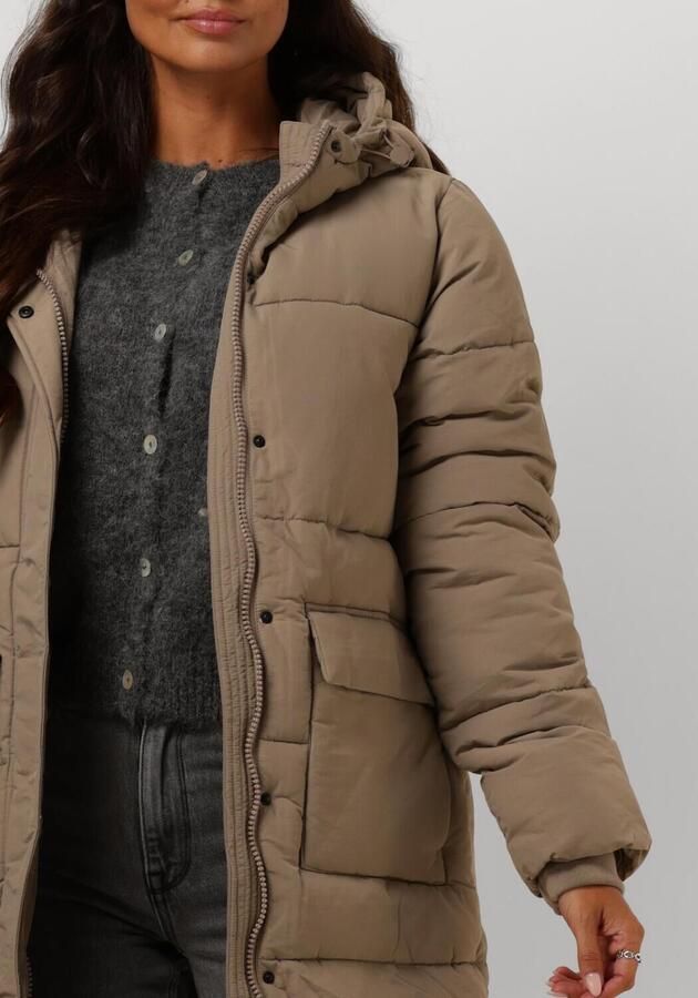 Notre-v Elegante Beige Gewatteerde Jas Beige Dames - Foto 2
