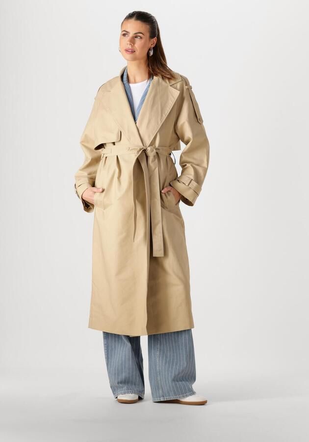 Notre-v Tijdloze Beige Trenchcoat voor Vrouwen Beige Dames - Foto 4