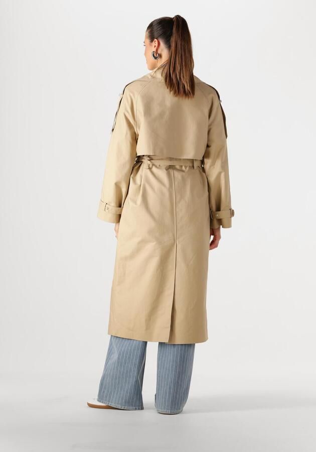 Notre-v Tijdloze Beige Trenchcoat voor Vrouwen Beige Dames