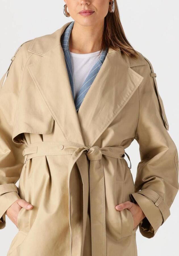 Notre-v Tijdloze Beige Trenchcoat voor Vrouwen Beige Dames - Foto 2