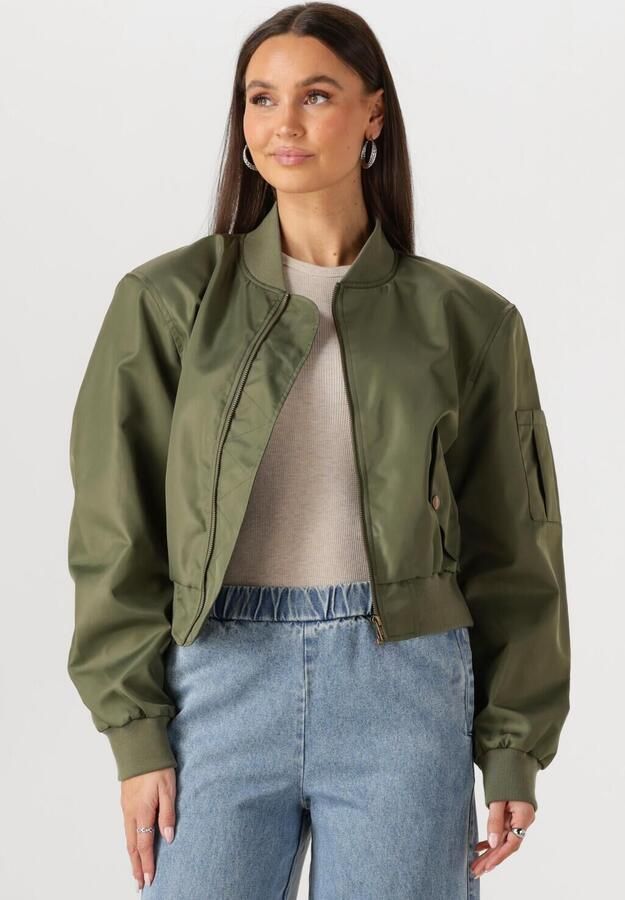 Notre-v Stijlvolle Bomberjack in Donkergroen Green Dames - Foto 4