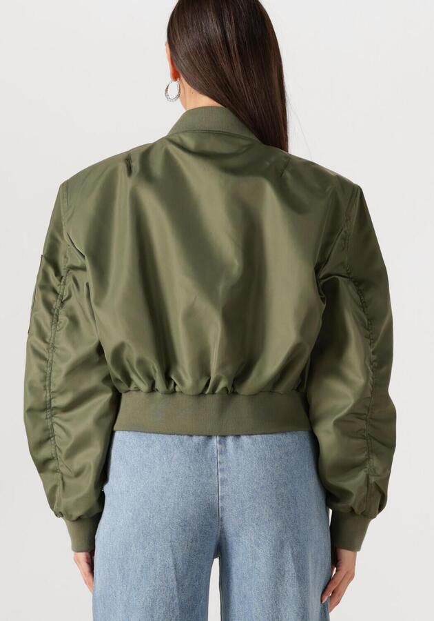 Notre-v Stijlvolle Bomberjack in Donkergroen Green Dames - Foto 2