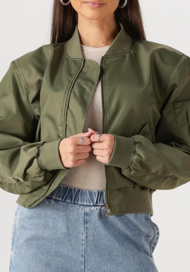Notre-v Stijlvolle Bomberjack in Donkergroen Green Dames - Foto 3