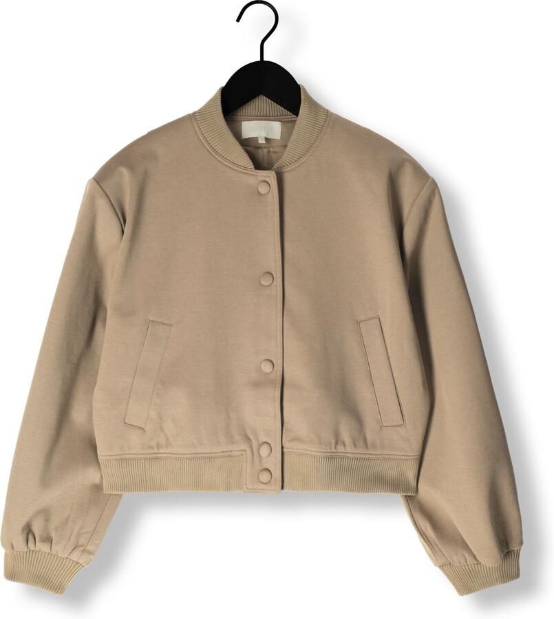 Notre-v Taupe Jas voor Vrouwen Beige Dames