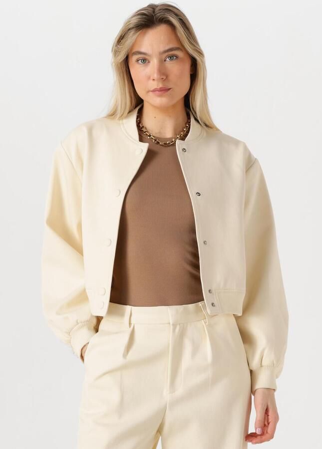 Notre-v Elegante Beige Bomberjack voor Vrouwen Beige Dames - Foto 4