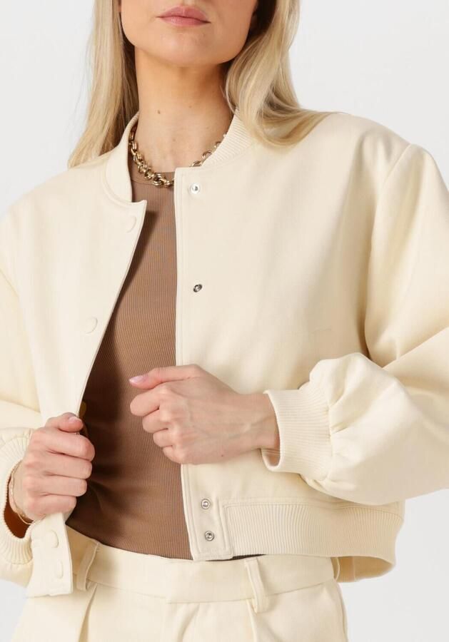 Notre-v Elegante Beige Bomberjack voor Vrouwen Beige Dames - Foto 2