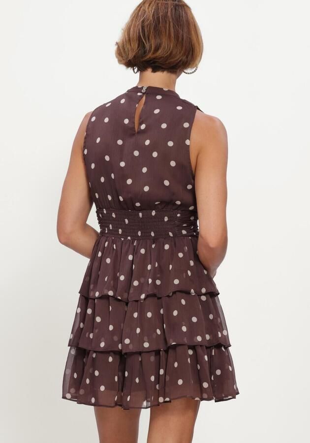 NOTRE-V Dames Jurken May Big Dot Dress Bruin - Foto 2