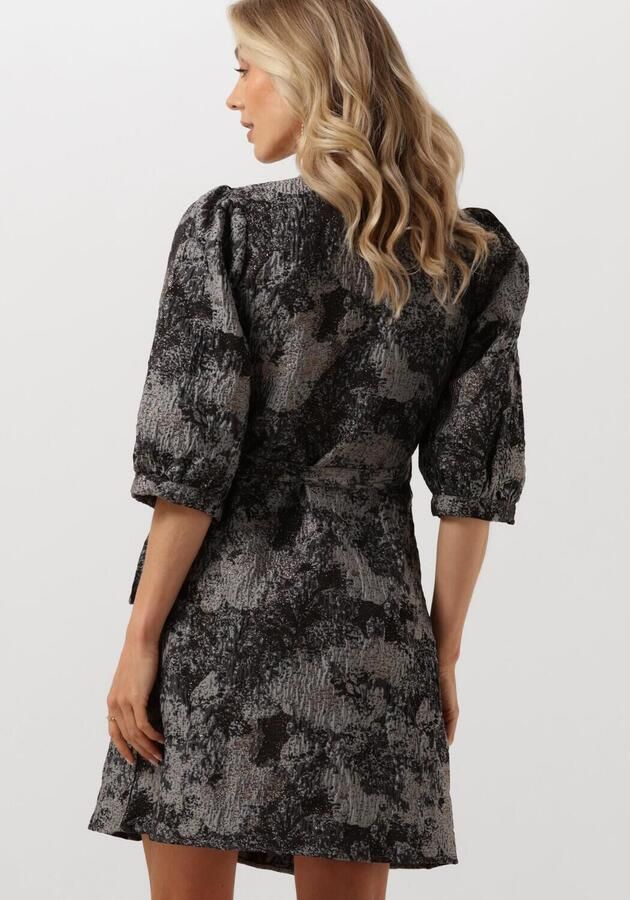 Notre-v Elegante Zwarte Mini Jurk Black Dames