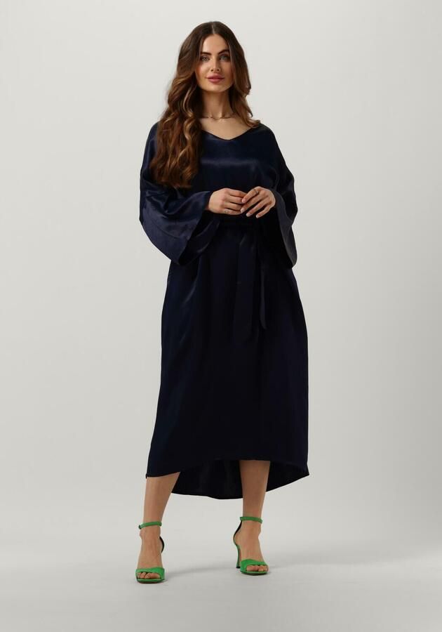 NOTRE-V Dames Jurken Nv-belle Midi Dress Donkerblauw - Foto 4