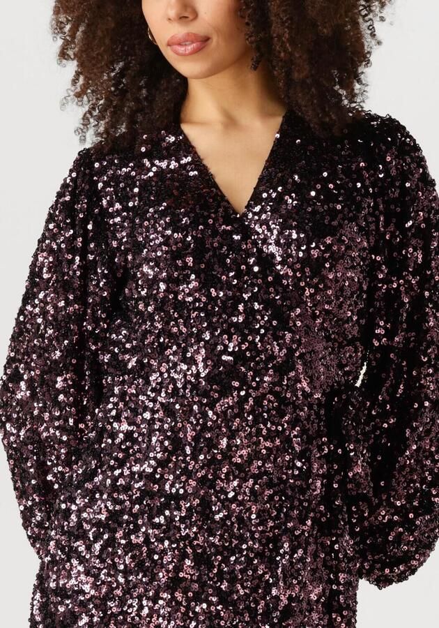 Notre-v Paarse Mini Jurk Nv-Elena Charme Purple Dames