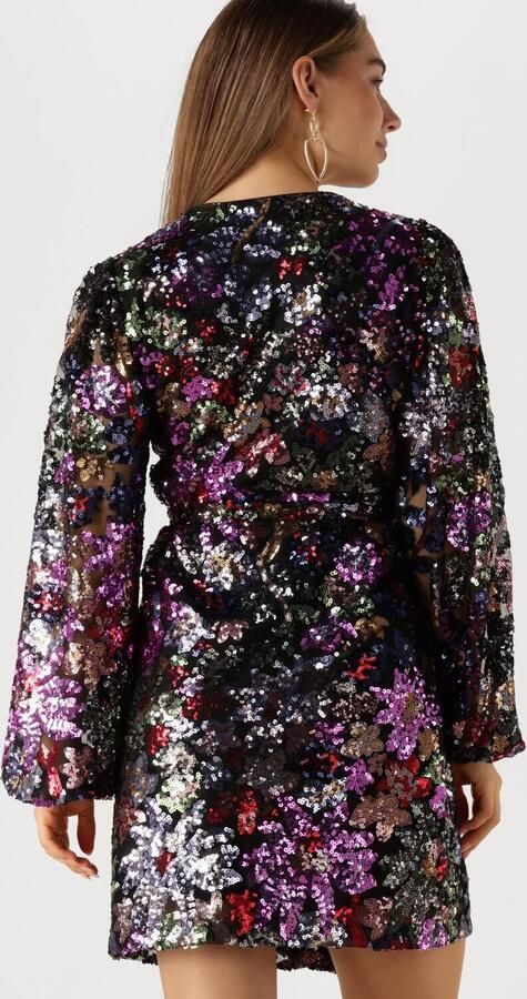 Notre-v Kleurrijke Mini Jurk met Speelse Charme Multicolor Dames - Foto 3