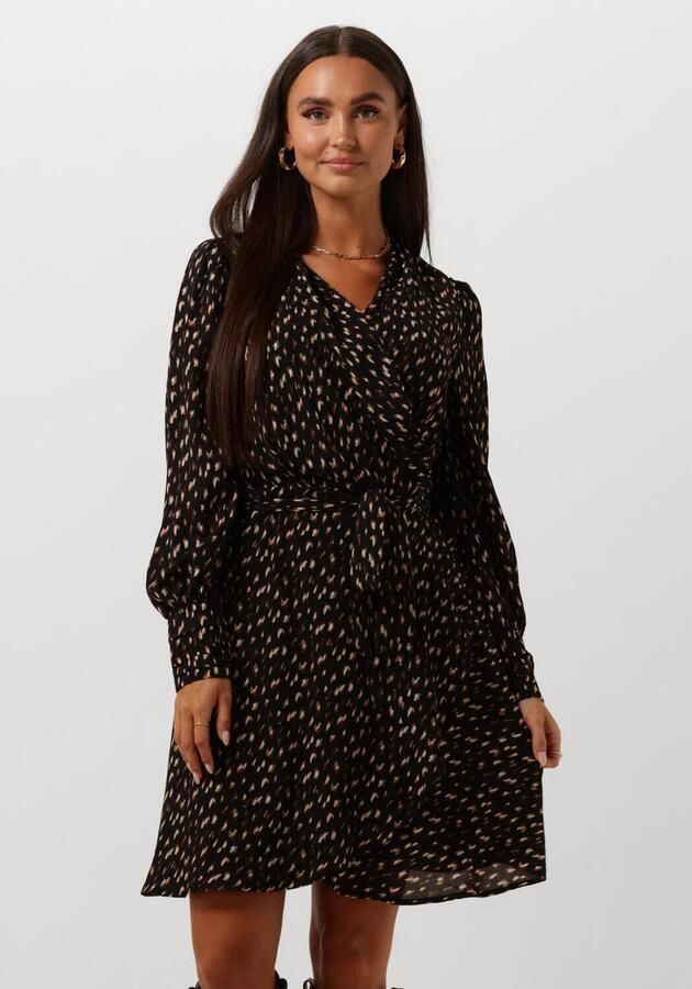 Notre-v Elegante Mini Jurk in Zwart en Bruin Black Dames - Foto 4