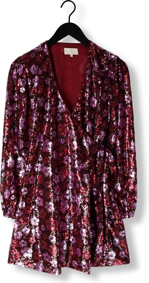 Notre-v Sprankelende Bloemen Mini Jurk Multicolor Dames - Foto 3