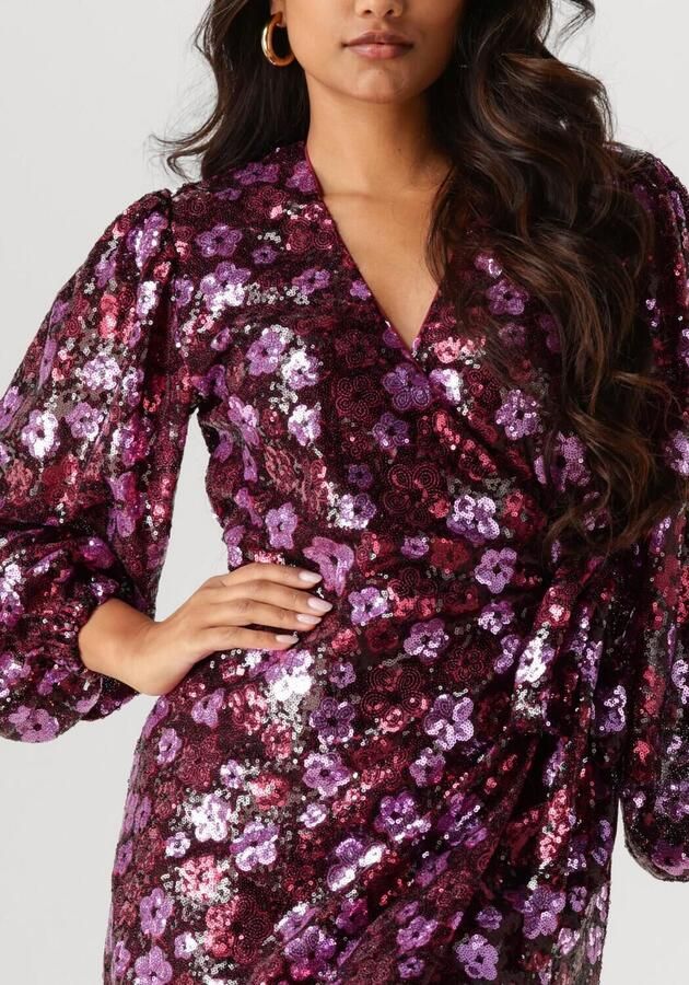 Notre-v Sprankelende Bloemen Mini Jurk Multicolor Dames