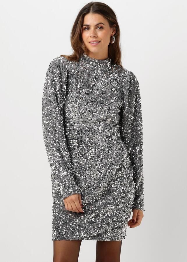Notre-v Zilver Paillet Mini Jurk Gray Dames - Foto 4