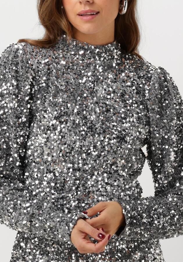 Notre-v Zilver Paillet Mini Jurk Gray Dames - Foto 2