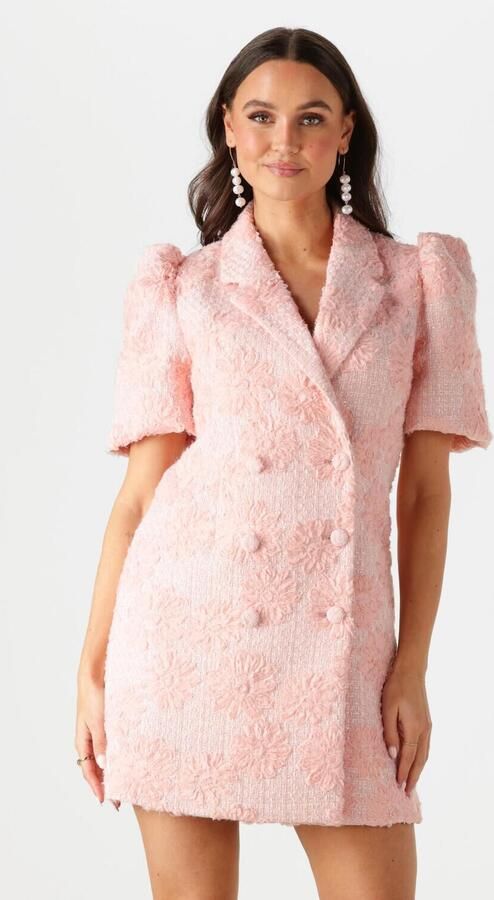 Notre-v Elegante Roze Blazerjurk Pink Dames - Foto 4