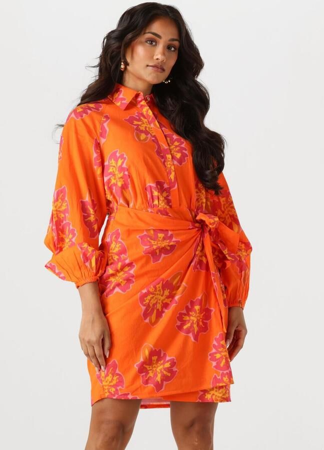 NOTRE-V Dames Jurken Nv-fleurette Oranje - Foto 4