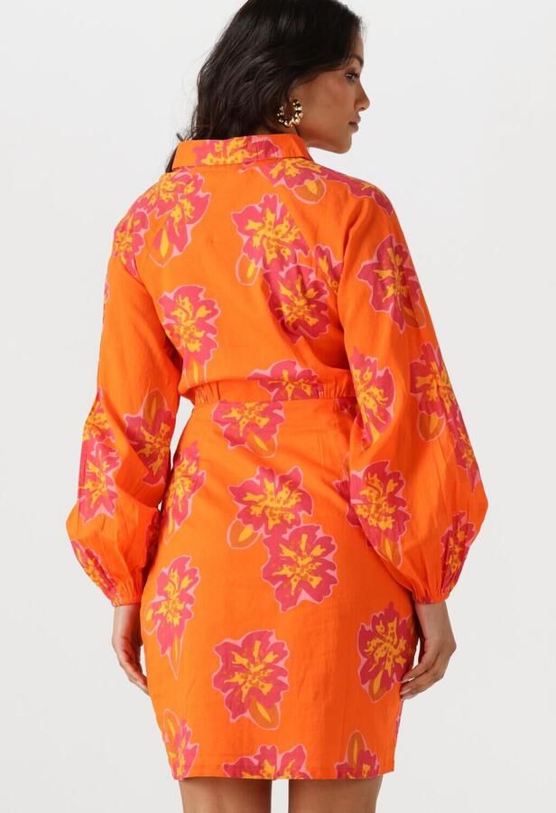 NOTRE-V Dames Jurken Nv-fleurette Oranje - Foto 2