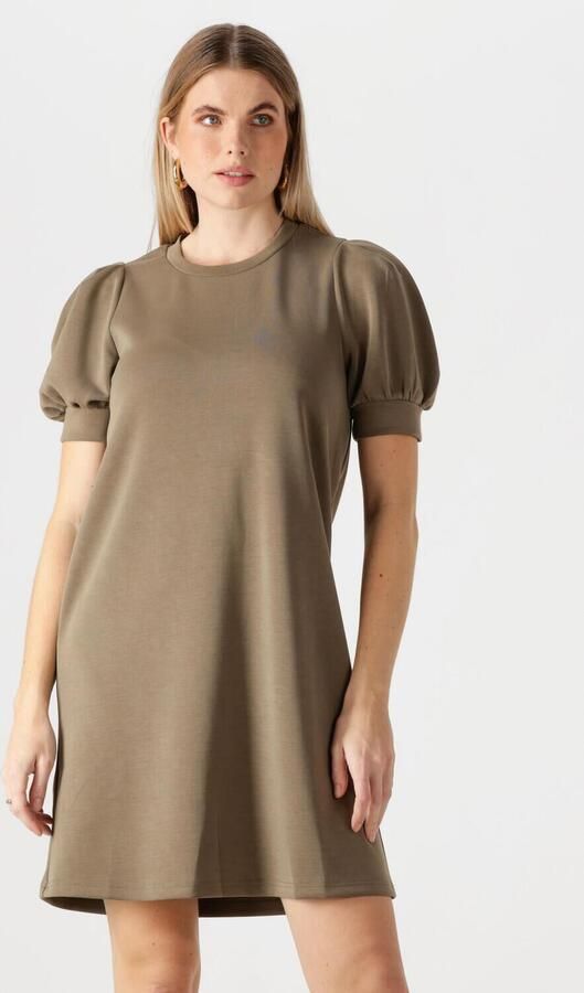 Notre-v Olijfgroene Mini Jurk Florentine Charme Green Dames - Foto 4