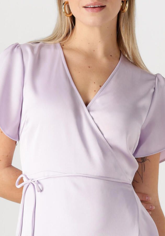 Notre-v Lila Midi Jurk Purple Dames