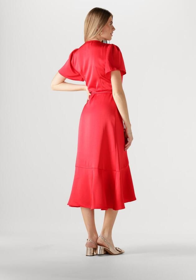 Notre-v Elegante Rode Midi Jurk Red Dames - Foto 2