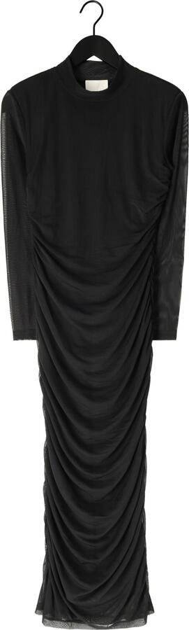 NOTRE-V Dames Jurken Nv-gilda Mesh Jurk Uni Zwart - Foto 3