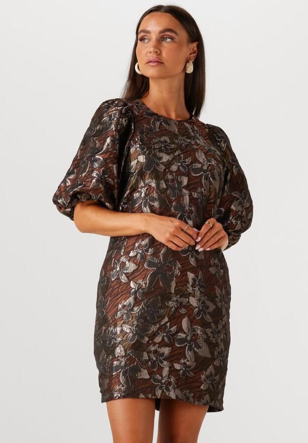 NOTRE-V Dames Jurken Nv-giselda Bronskleurig - Foto 4